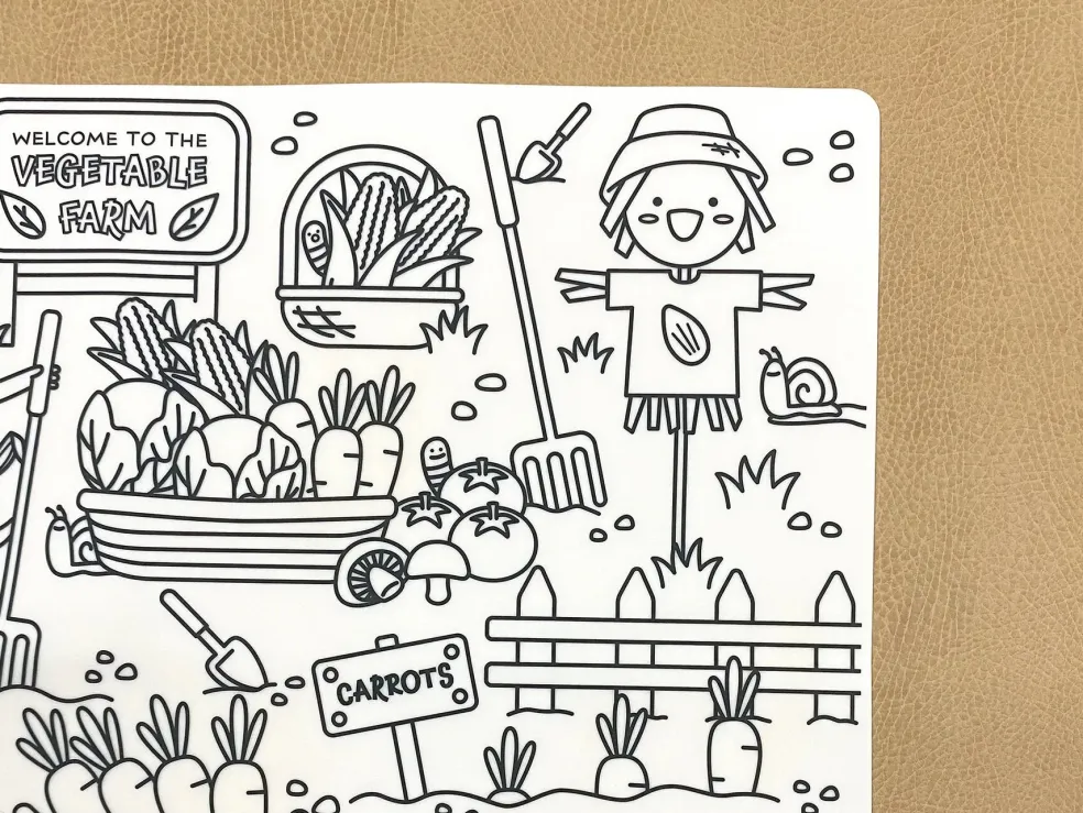 Colouroo Vegetable Farm: Search & Colour Mat