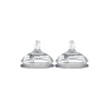Comotomo 2 Pack Silicone Replacement Nipple, Medium Flow (3-6months)