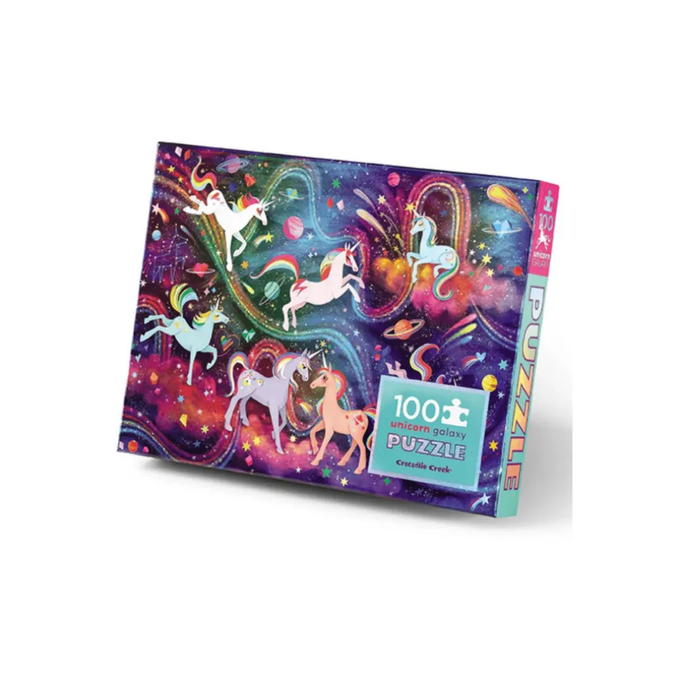 Crocodile Creek Holographic Puzzle 100 pc (Unicorn Galaxy)