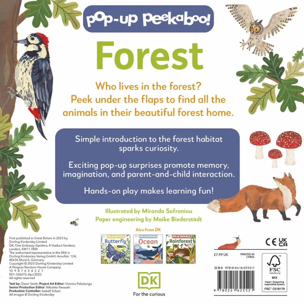 DK Books Baby Pop-Up Peekaboo! Forest