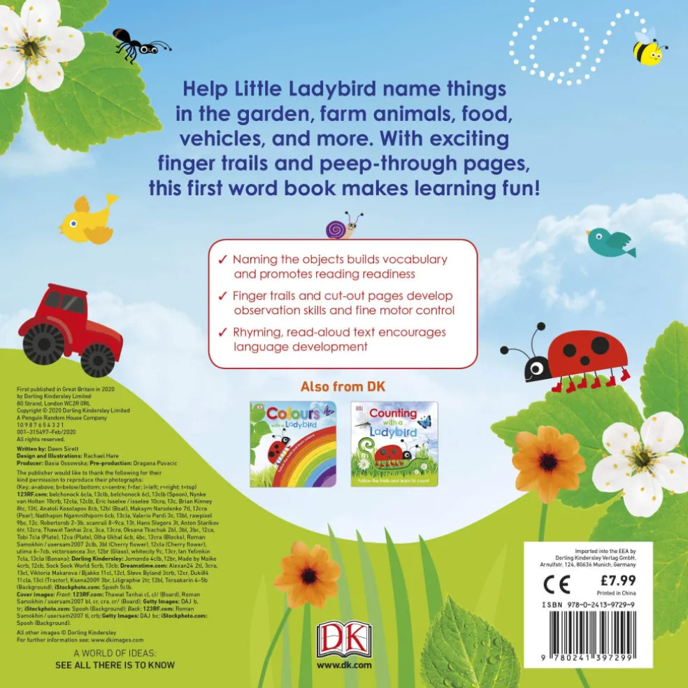 DK Books First Words with a Ladybird