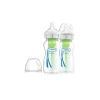 Dr Brown's Glass Wide Neck "Options+" 270ml Bottle - 2pack