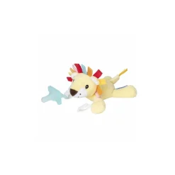 Dr Brown's Lonny The Lion Lovey with Aqua One Piece Pacifier
