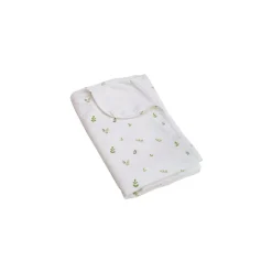 Elly Jersey Blanket - White Ferns