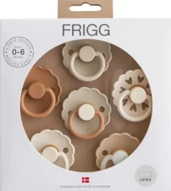 Frigg Latex 6-Pack Pacifier