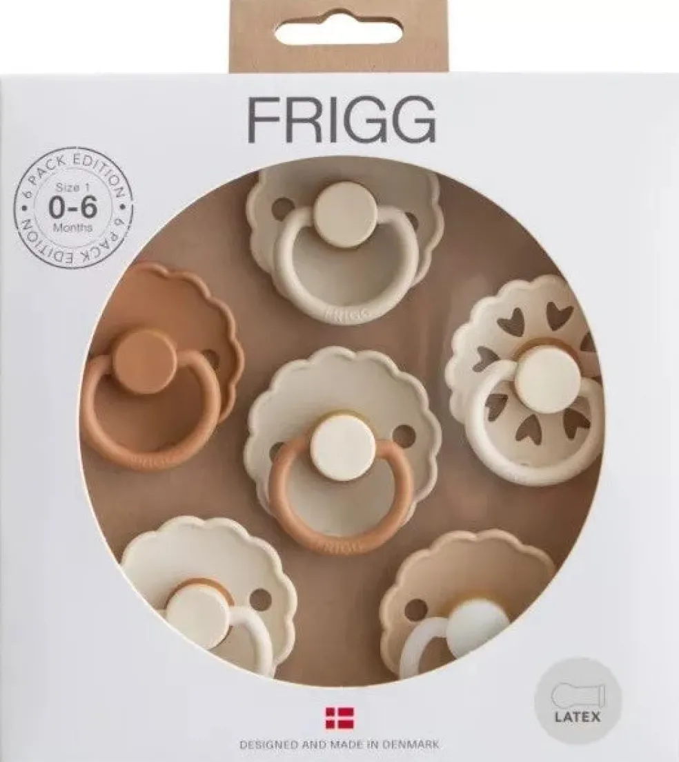 Frigg Latex 6-Pack Pacifier