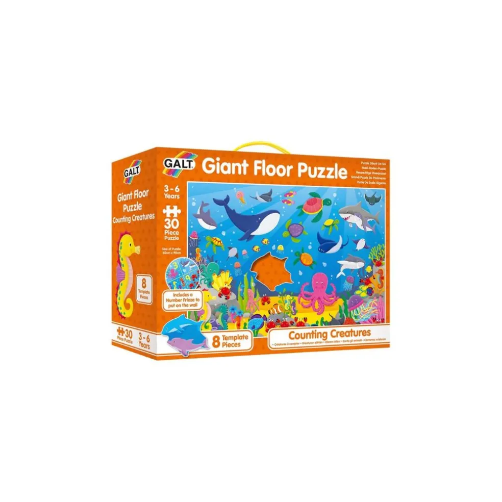 Galt Giant Floor Puzzle - Counting Creatures