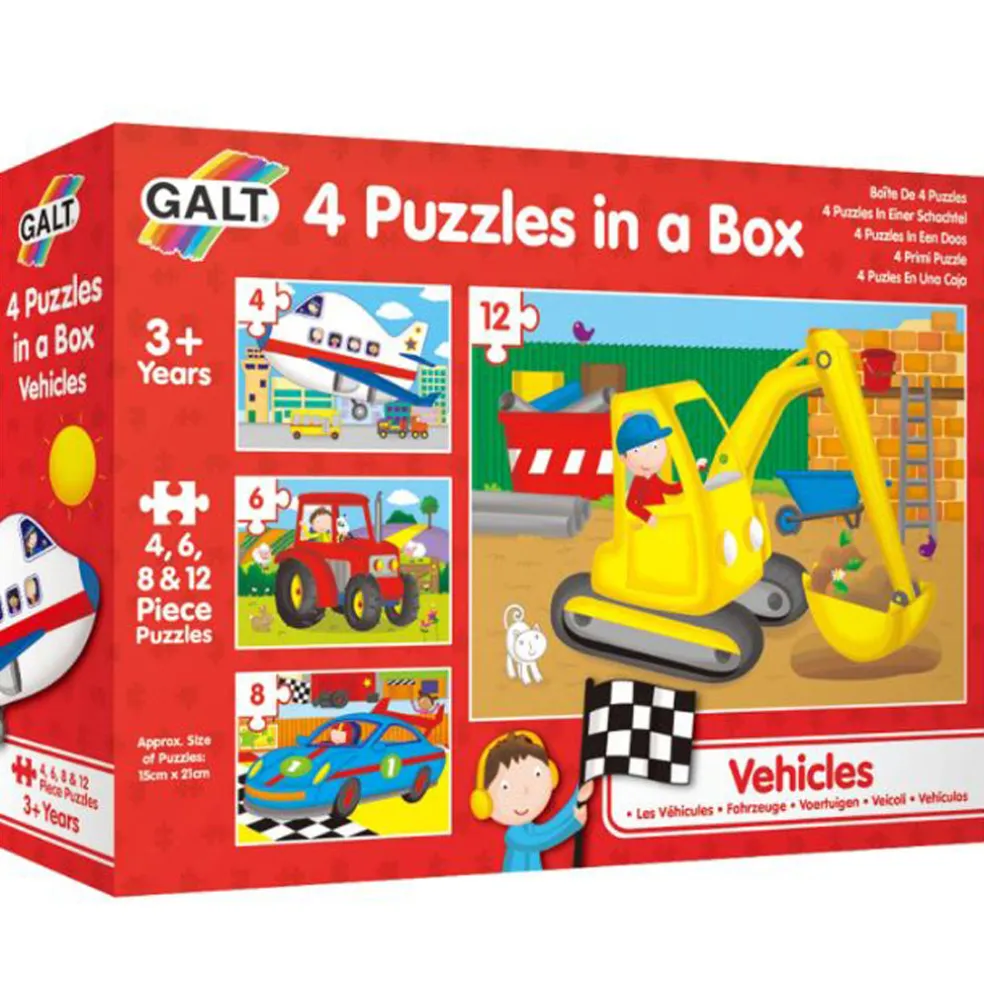 Galt 4 Puzzles In A Box