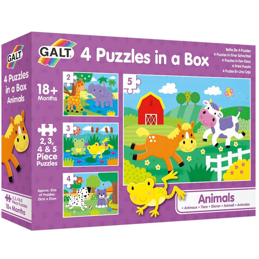 Galt 4 Puzzles In A Box