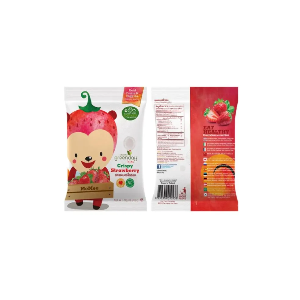 Greenday Kids Strawberry Mini-pack - 9g