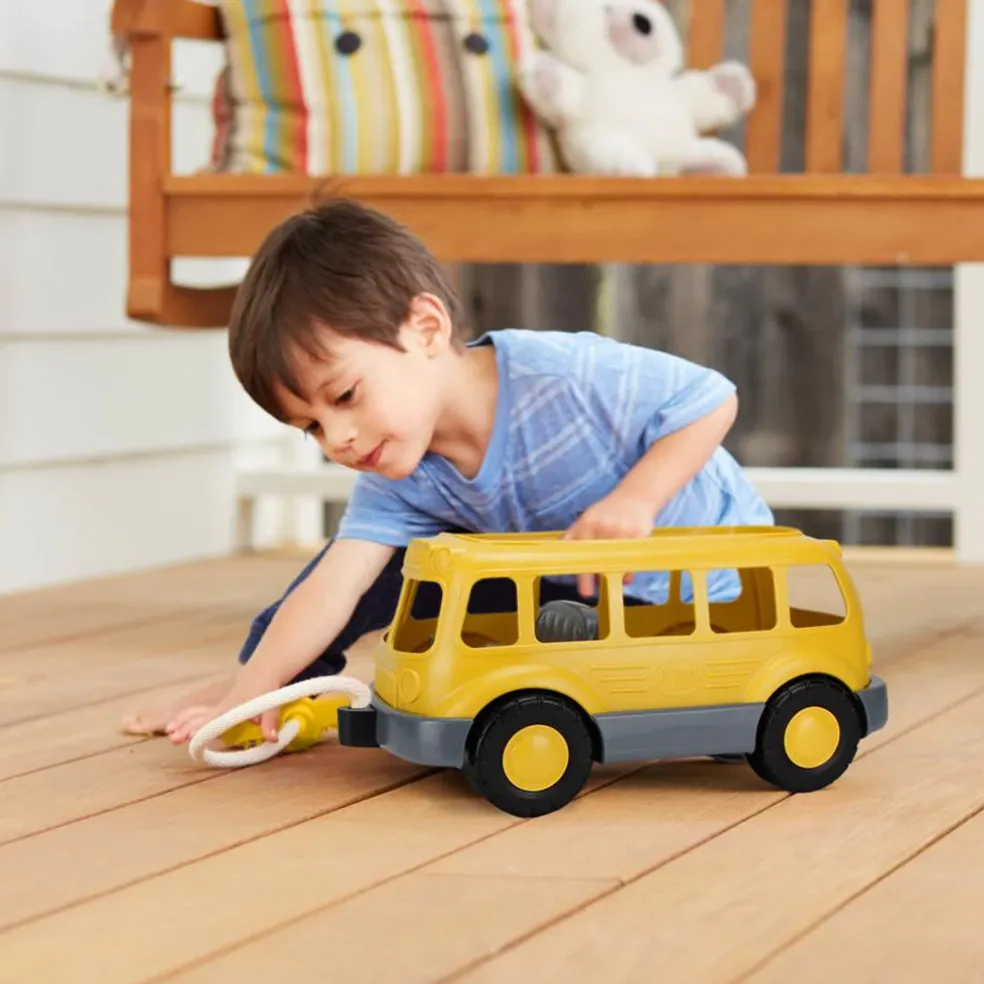Green Toys School Bus Wagon