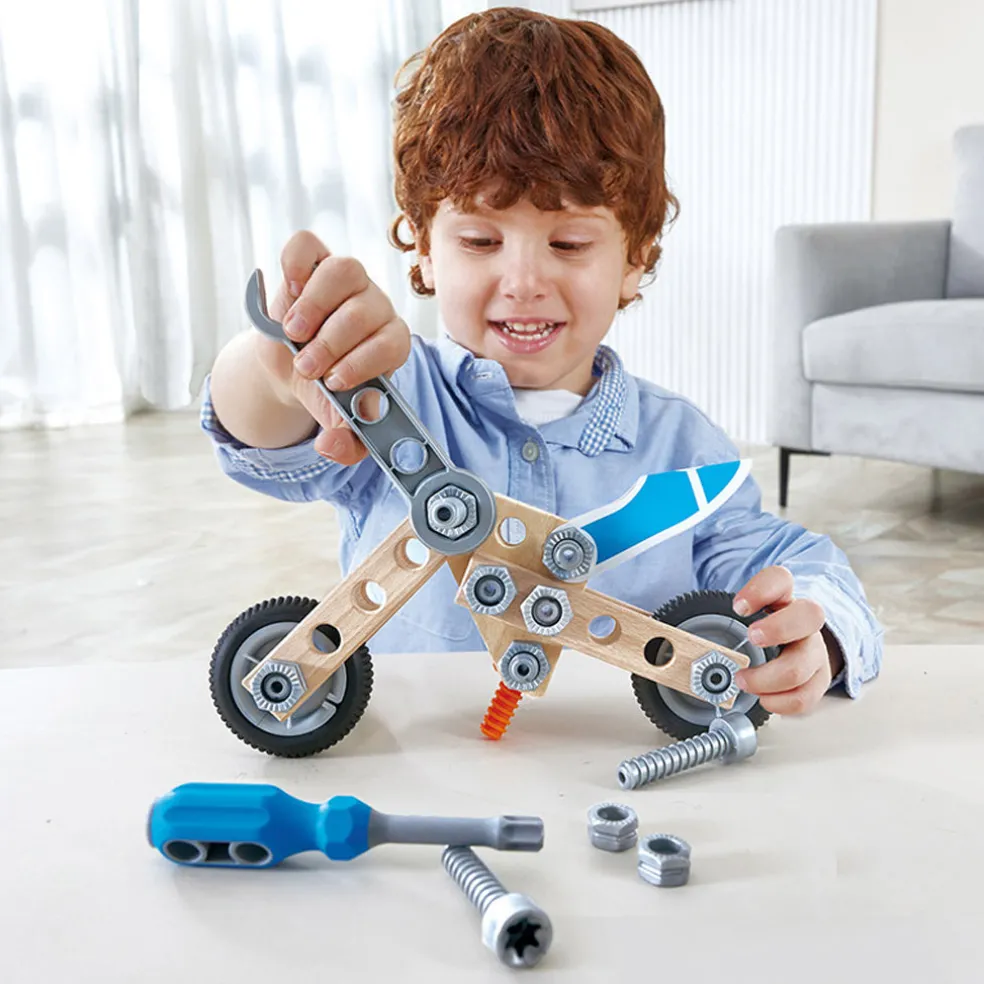 Hape Build ''N'' Drive Motorbike Set
