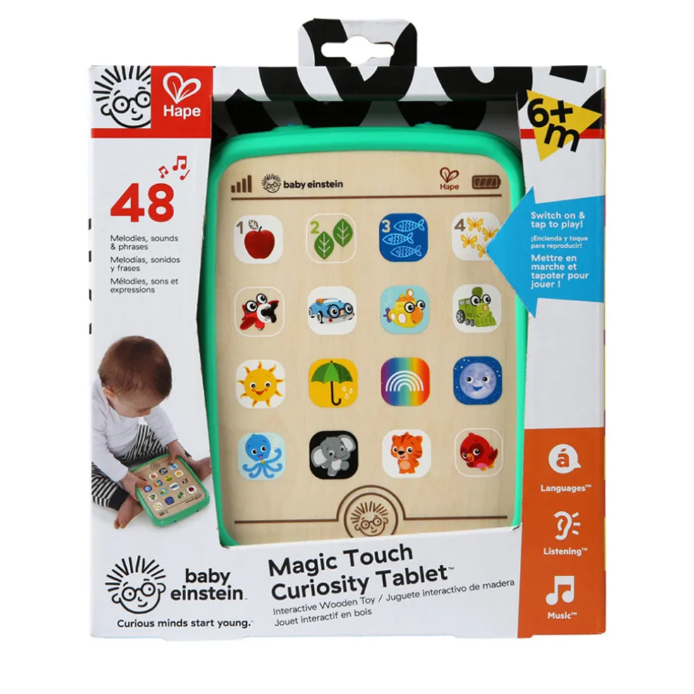 Hape Magic Touch Curiosity Tablet Wooden Musical Toy