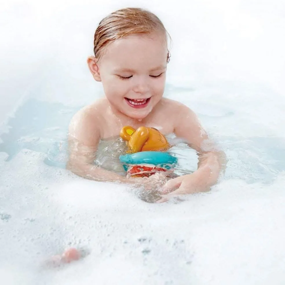 Hape Swimmer Teddy Wind-Up Toy