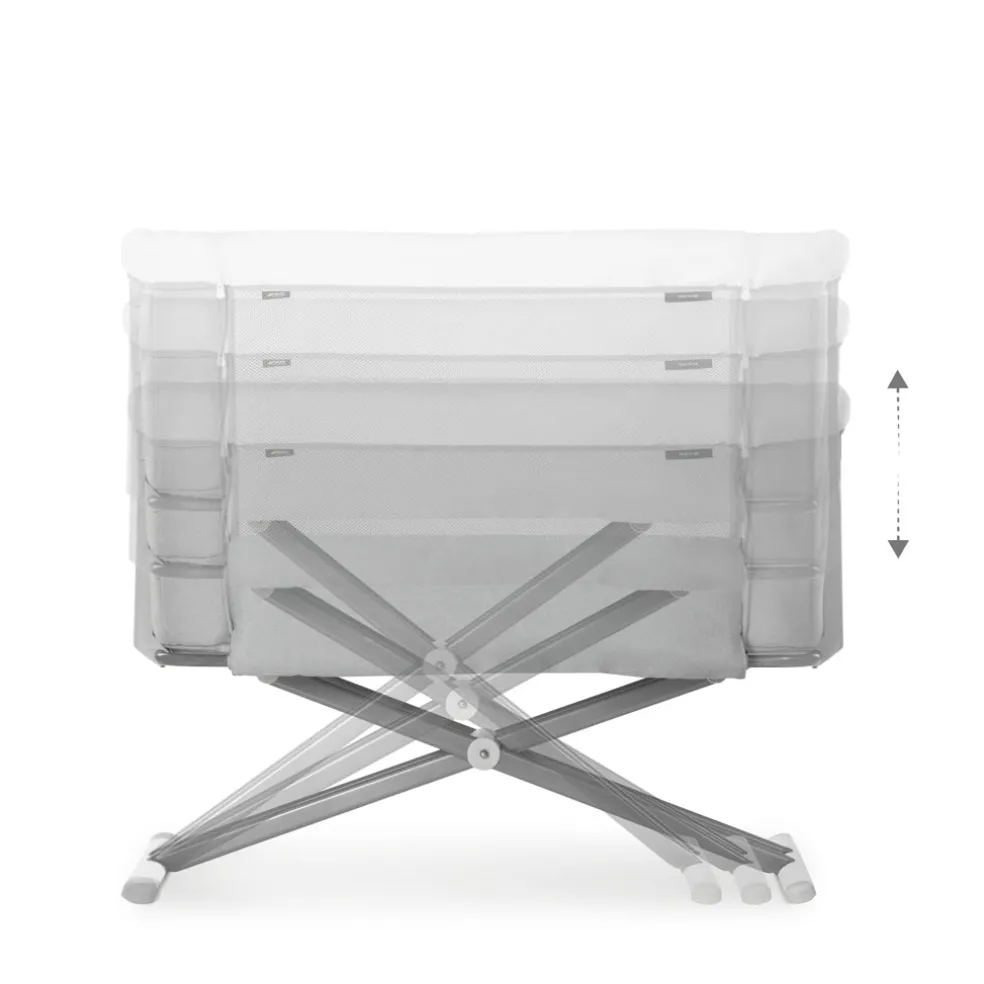 Hauck Face To Me Bedside Cot with Anti-Reflux Position & Adjustable Heights