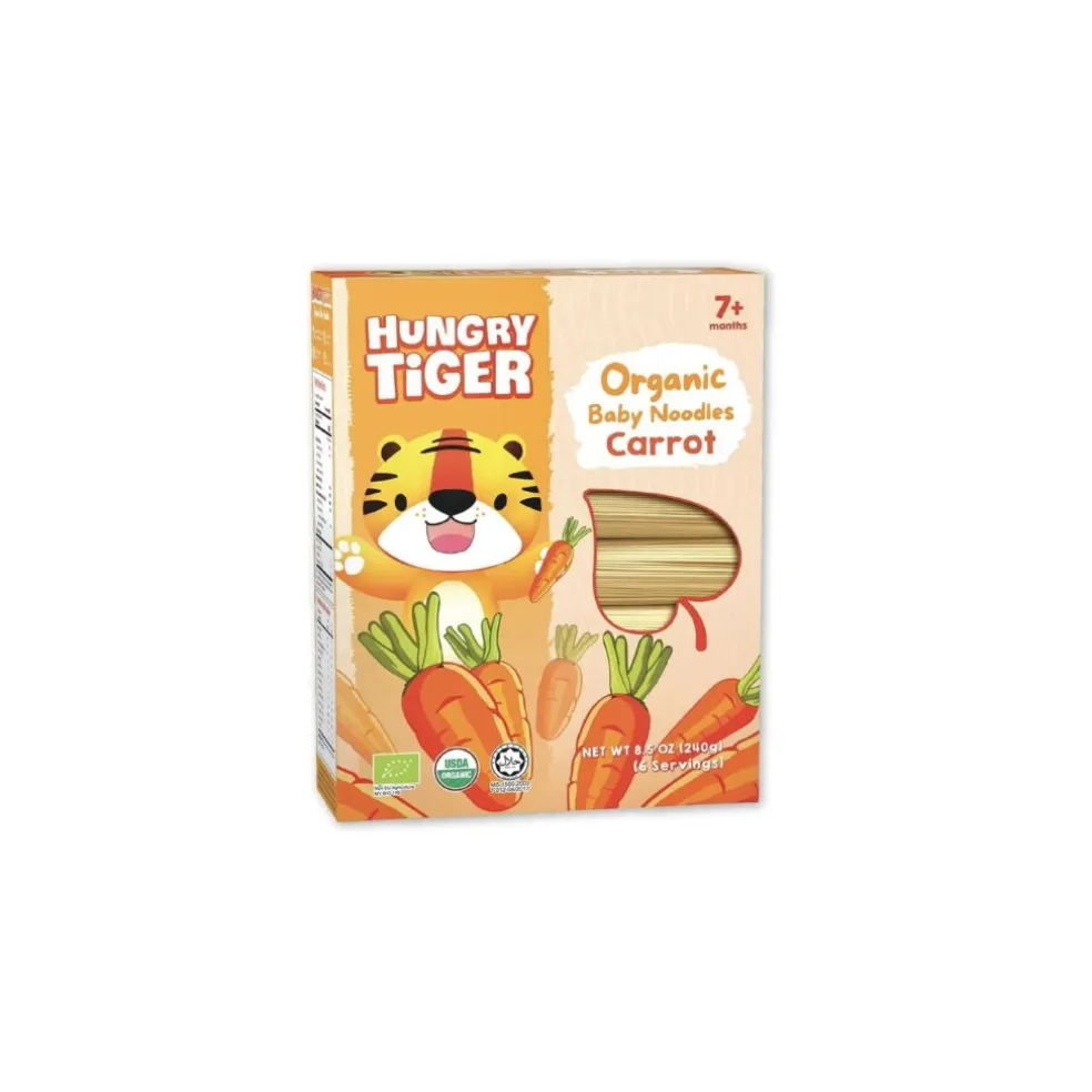 Hungry Tiger Organic Baby Noodles - Carrot