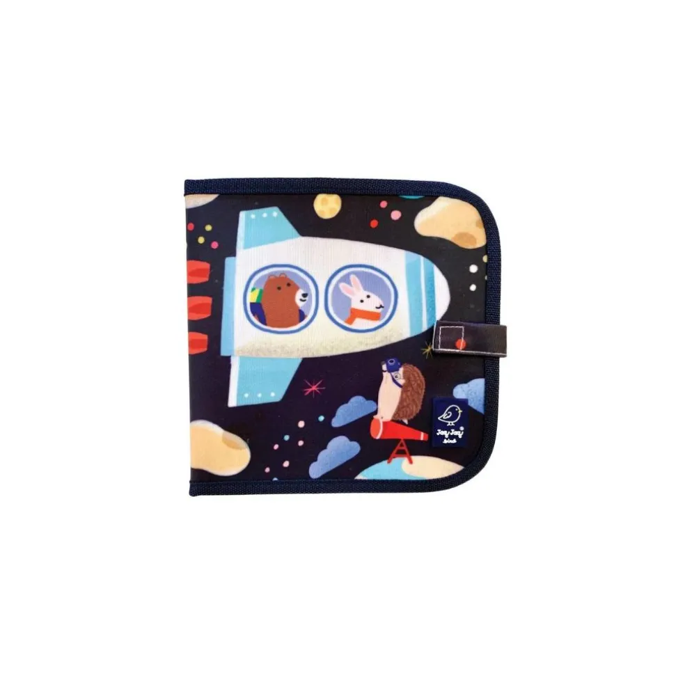 Jaq Jaq & Friends Doodle It & Go Erasable Book Spaceships