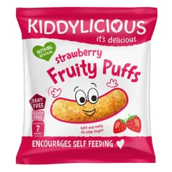 Kiddylicious Fruity Puffs Strawberry (multipack)