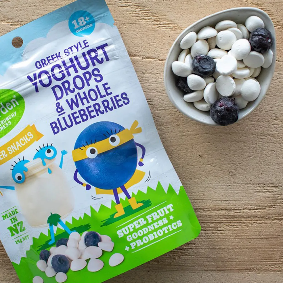 KiwiGarden Greek Yoghurt Drops & Whole Blueberries