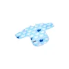Kushies Blue Whales Clean Bib with Sleeves