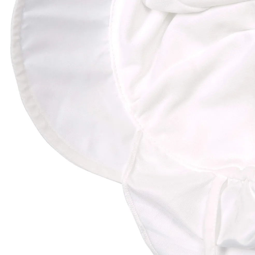 Lassig Sun Protection Flap Hat, White