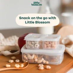 Little Blossom Organic Brown Rice Puffs | Apple & Broccoli