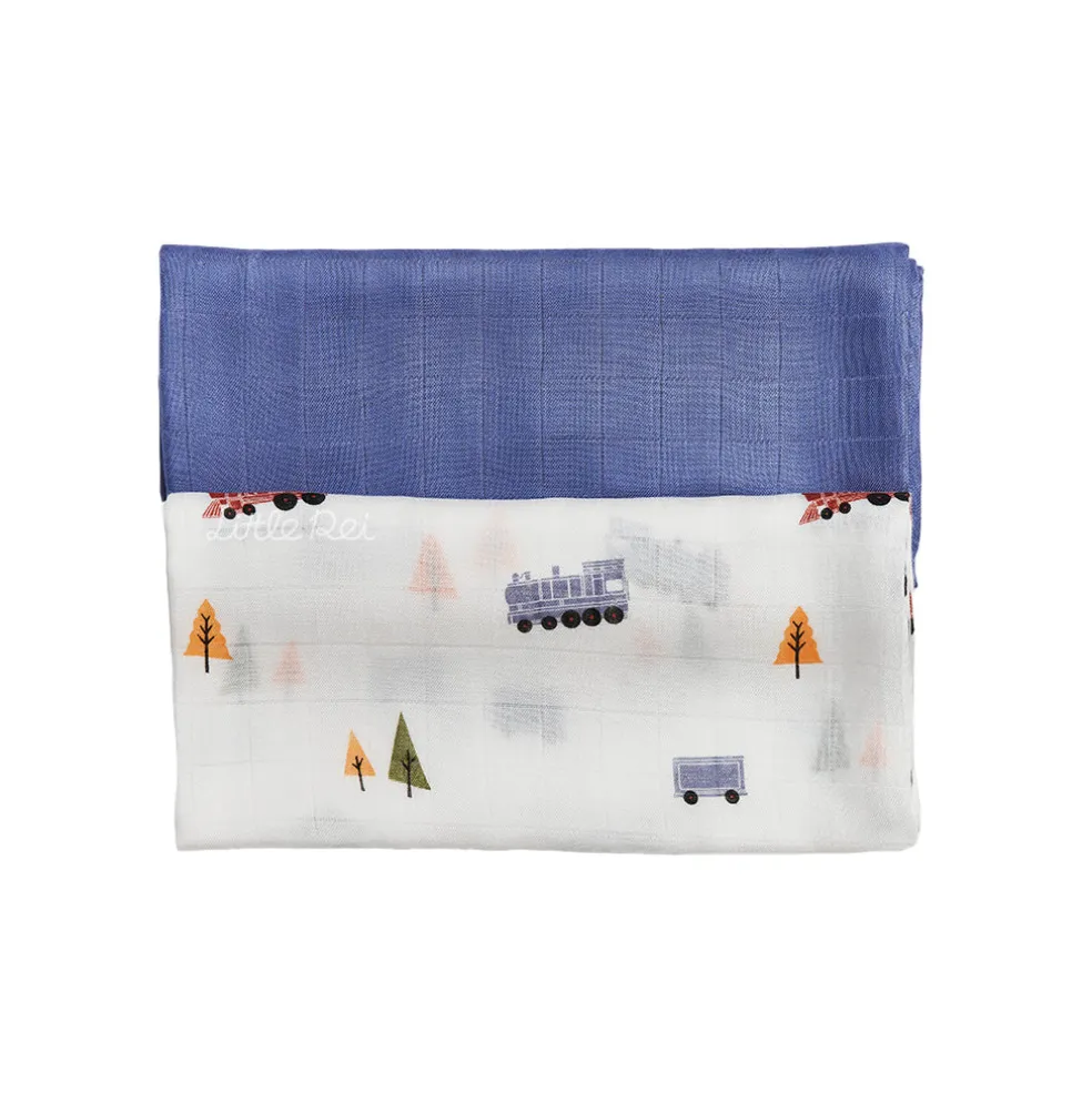 Little Rei Swaddle Blankets - 2pc