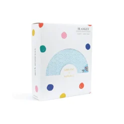 Little Rei x Maison Q Blue Funfair Rides 4-layer Blanket