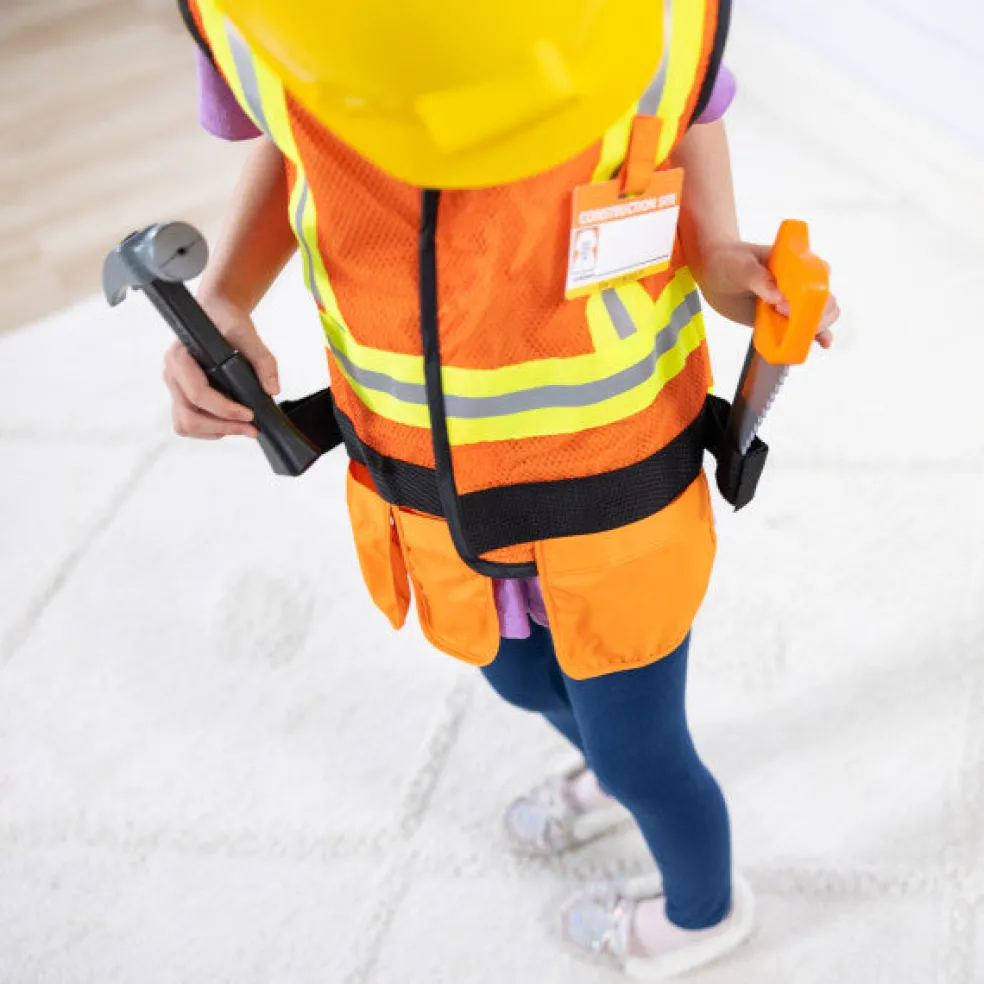 Melissa & Doug Construction Worker Role Play Costume Set