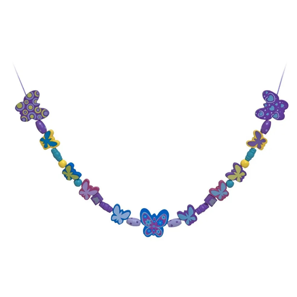 Melissa & Doug Created by Me! Butterfly Beads Wooden Bead Kit 4 years+