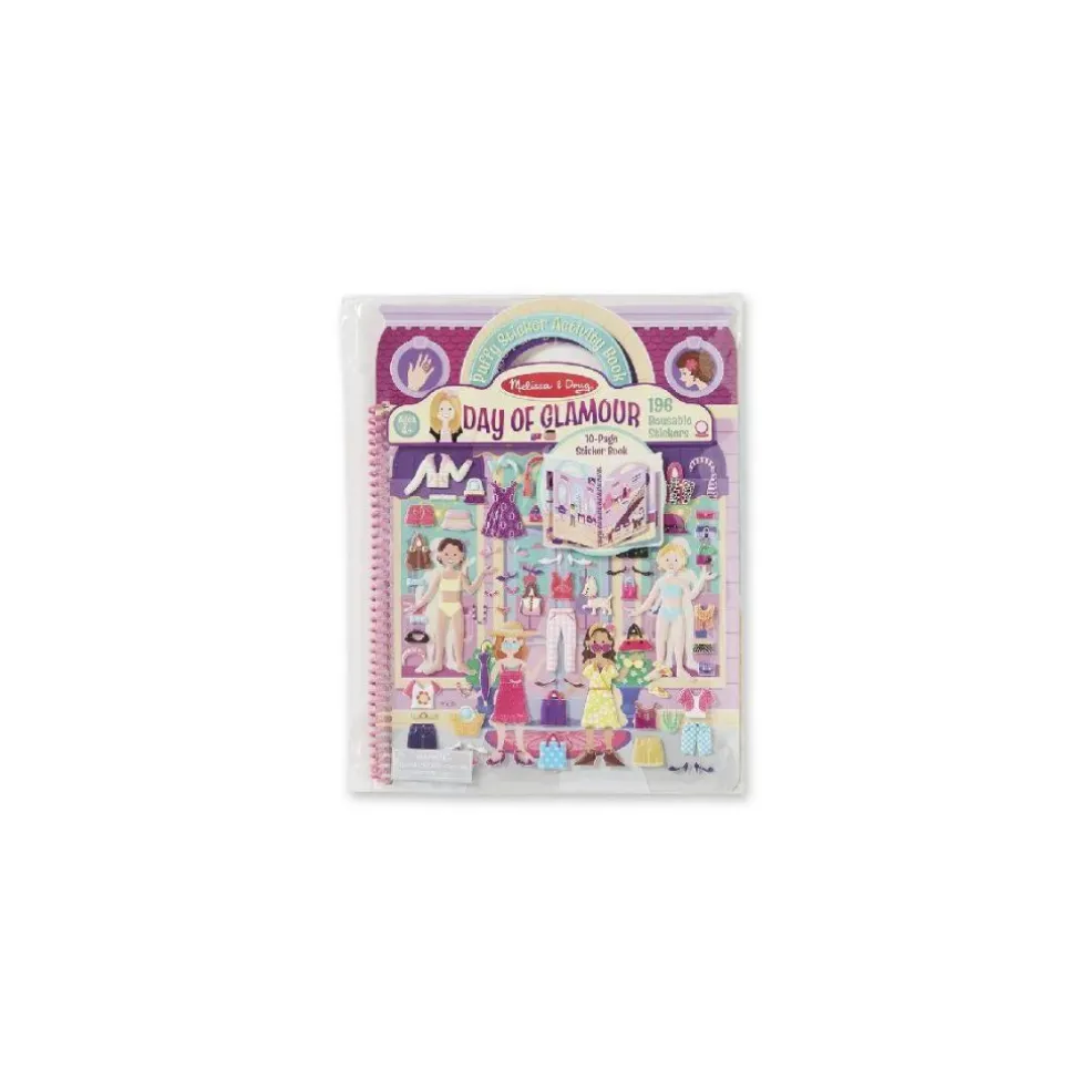 Melissa & Doug Deluxe Puffy Sticker Album Day of Glamour