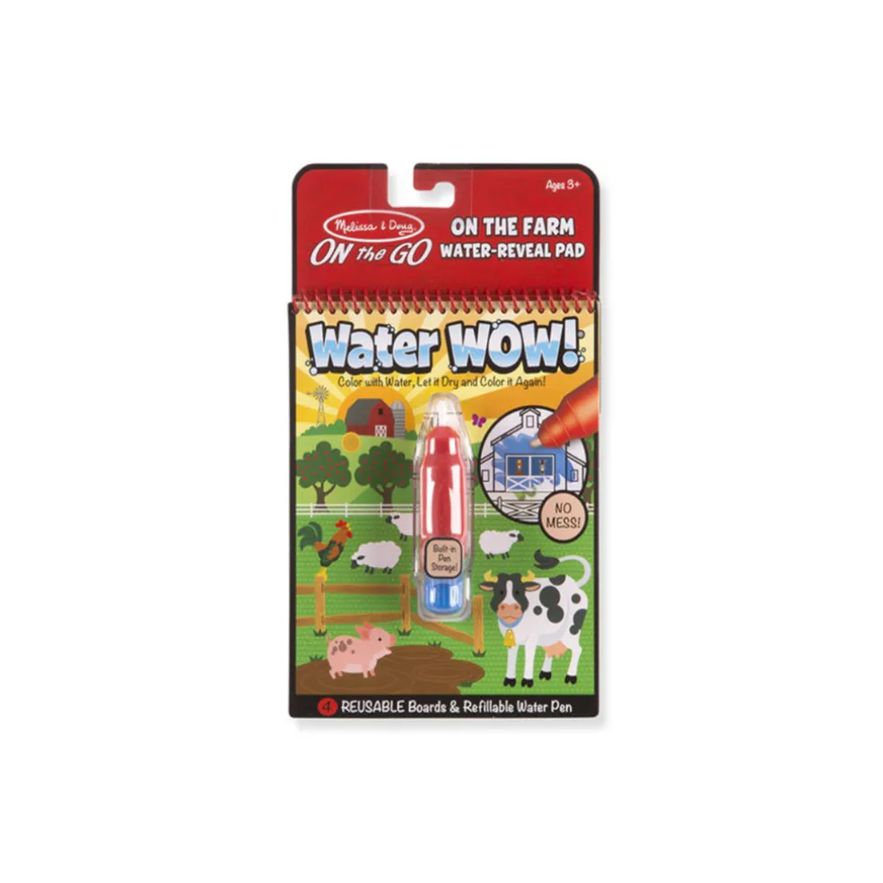 Melissa & Doug ON the Go Water Wow! Travel Activity - Farm