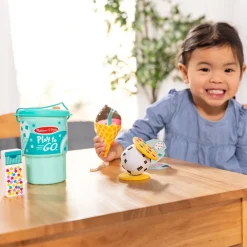Melissa & Doug Play to Go Ice Cream Play Set