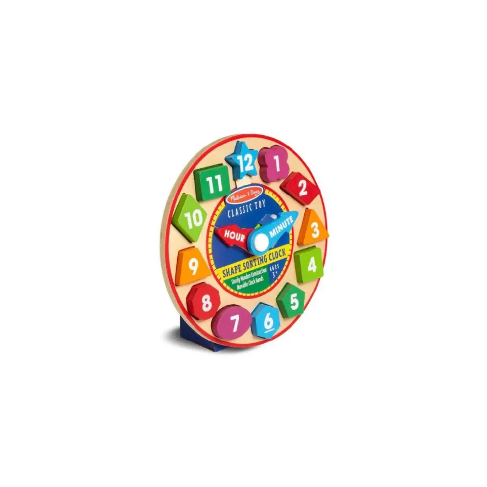 Melissa & Doug Shape Sorting Clock 3 years+