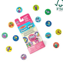 Melissa & Doug Sticker WOW! Mini Activity Pad & Sticker Stamper