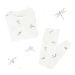 Motherswork x Le Petit Society Long Sleeve Organic Pyjamas Set in Dragonfly Print