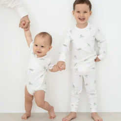 Motherswork x Le Petit Society Long Sleeve Organic Pyjamas Set in Dragonfly Print