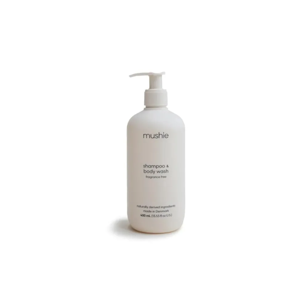 Mushie Baby Shampoo & Body Wash - Fragrance Free (400 ml)