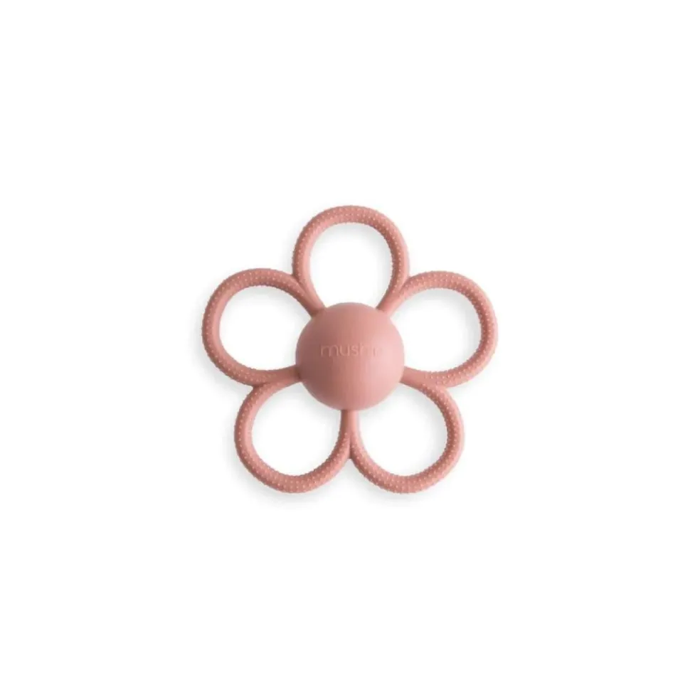 Mushie Daisy Rattle Teether