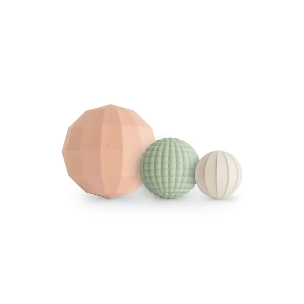 Mushie Nesting Spheres Sensory Toy (Set of 3)