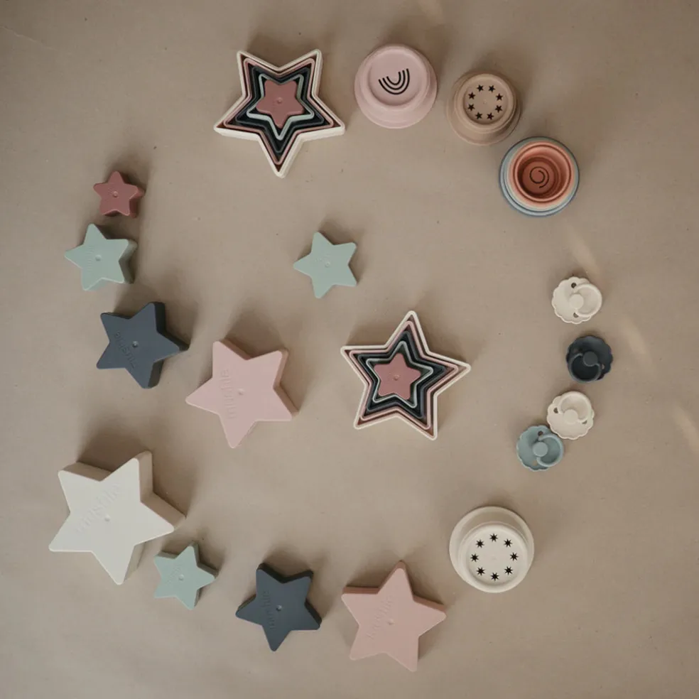 Mushie Nesting Stars Toy