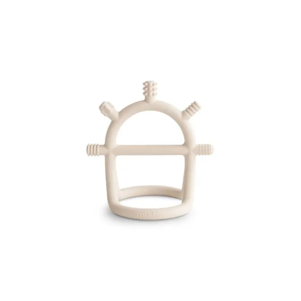 Mushie No-Drop Sensory Teether