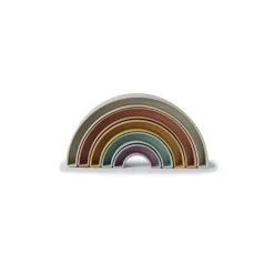 Mushie Rainbow Stacker Toy