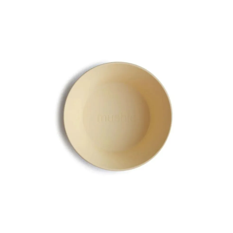 Mushie Round Dinnerware Bowl, Set of 2