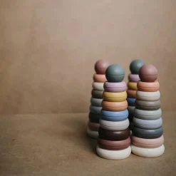 Mushie Stacking Rings Toy