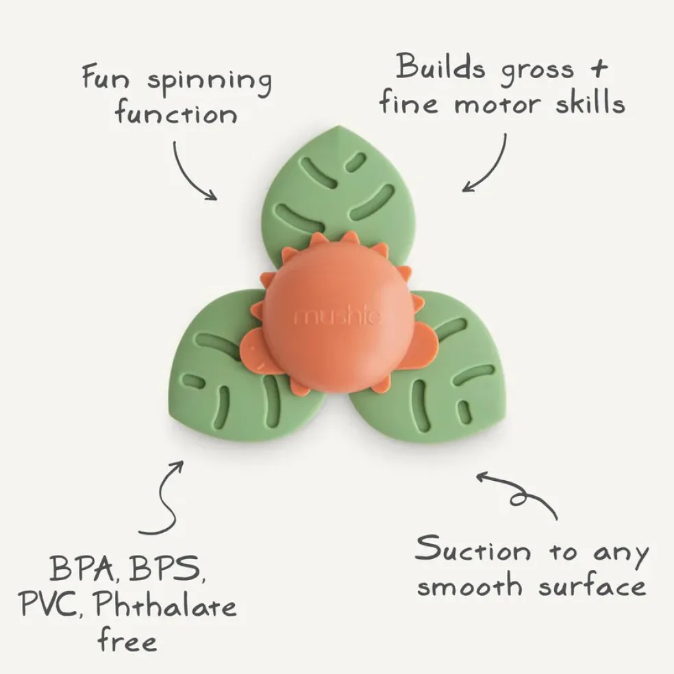 Mushie Suction Spinner Toy