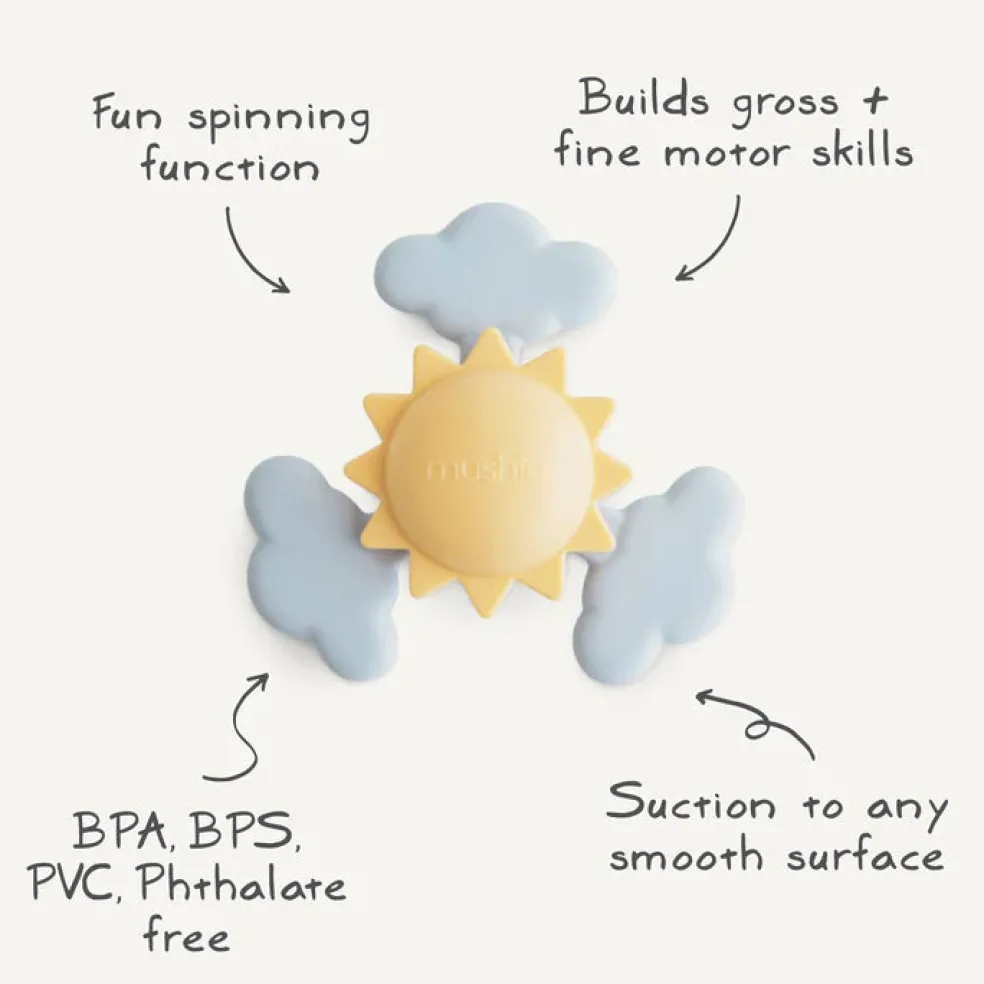 Mushie Suction Spinner Toy