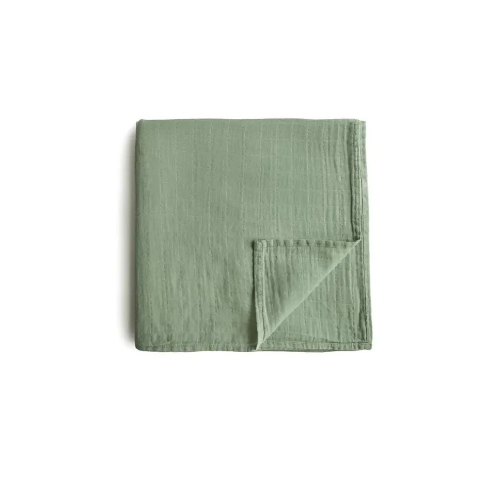 Mushie Swaddle Blanket Organic Cotton