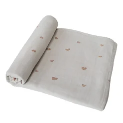 Mushie Swaddle Blanket Organic Cotton