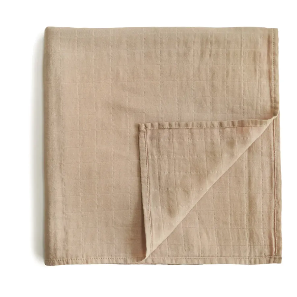 Mushie Swaddle Blanket Organic Cotton